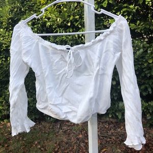White Crop Top